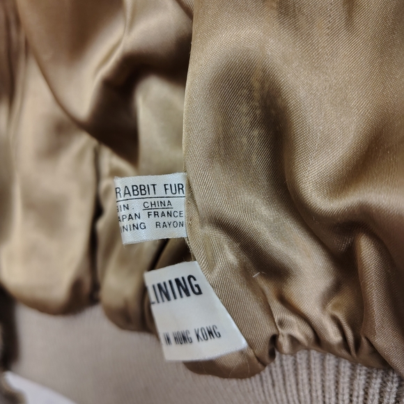 Elan Tan Rabbit Jacket - Picture 7 of 9